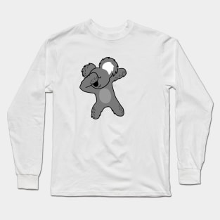 Funny Koala Bear Dab Dabbing Dance Long Sleeve T-Shirt